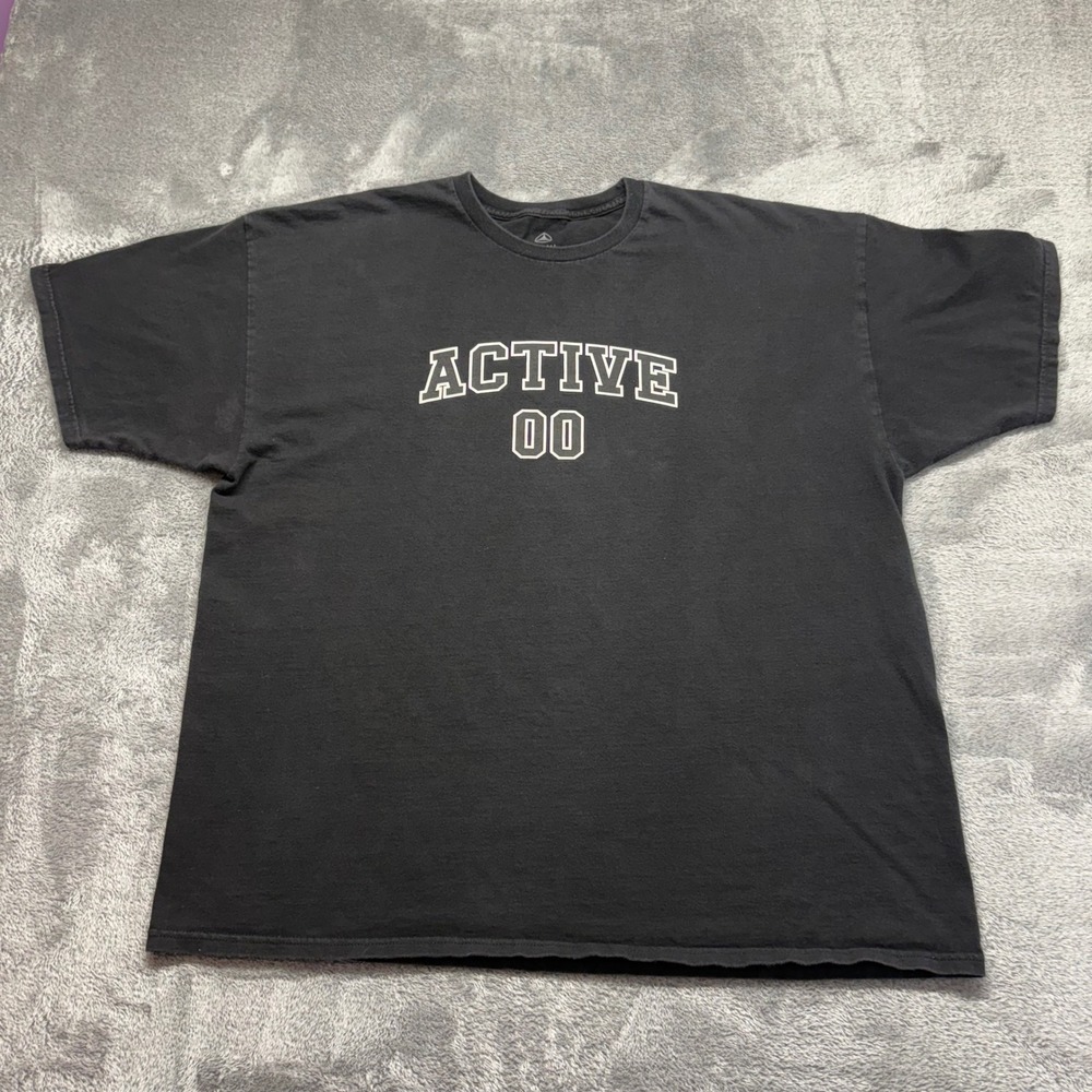 Active‎ Ride Shop T-Shirt Mens XXL Black Good Graphic Active 00 Cotton Tee